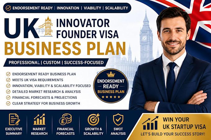 write UK startup visa and innovator business plan