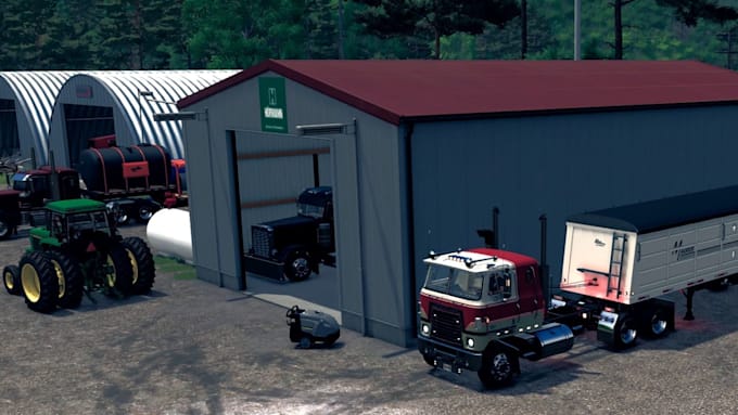 build custom farming simulator fs19 fs22 fs25 maps mods with field building road