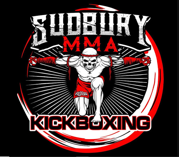 create professional boxing and jiu jitsu logo