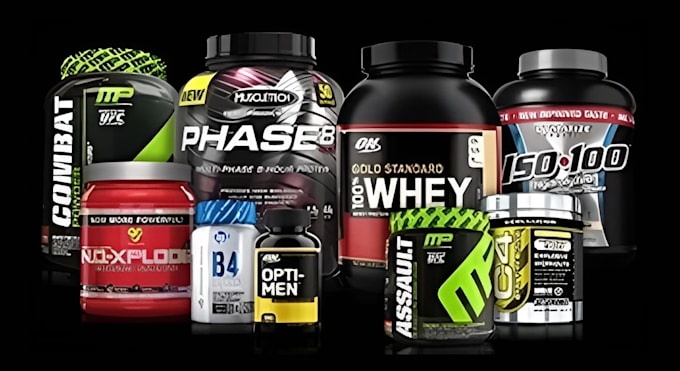 design a supplement product label and packaging