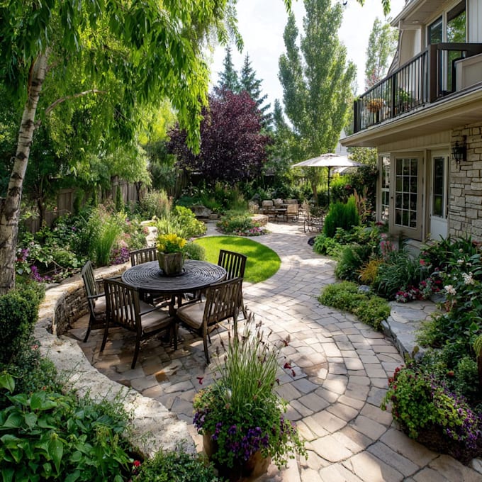 landscape design garden outdoor backyard, pool uae based