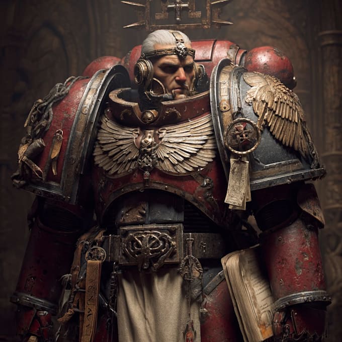 create a warhammer 40k character art