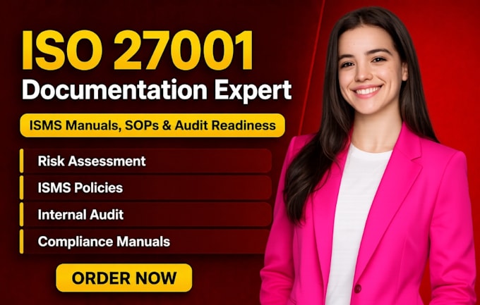 create iso 27001 isms documentation, sop, audit manual and plan