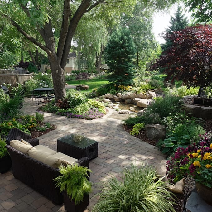 landscape design garden outdoor backyard, pool uae based