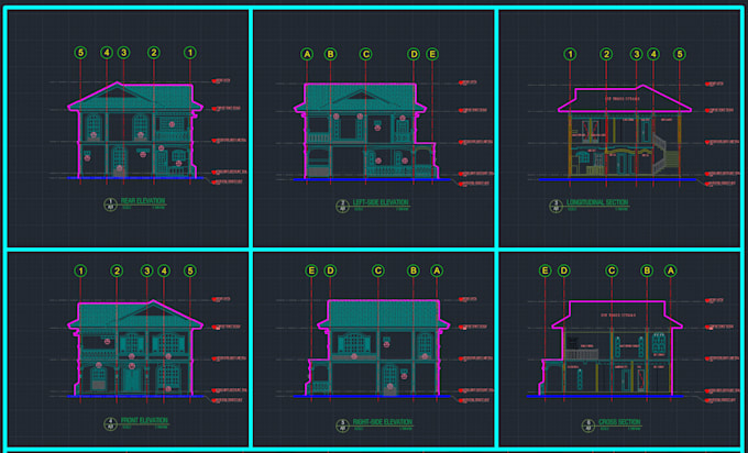 provide professional architectural drafting and cad drawings