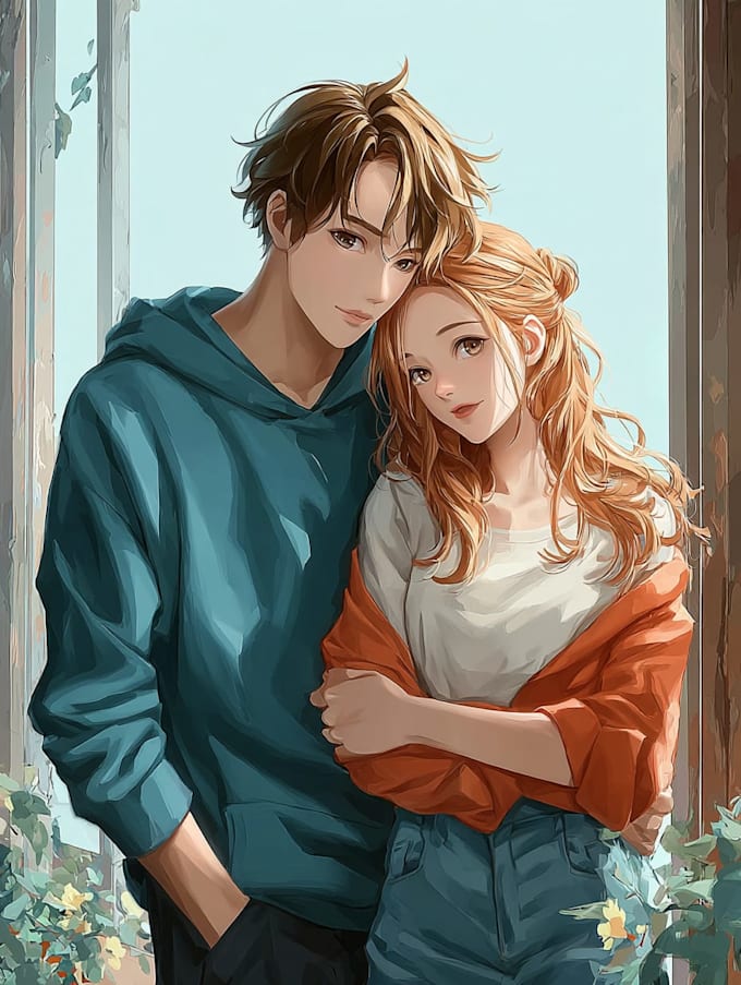 draw you an anime art style characters