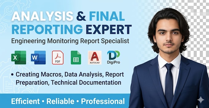 create professional excel,word,PDF reports for your business