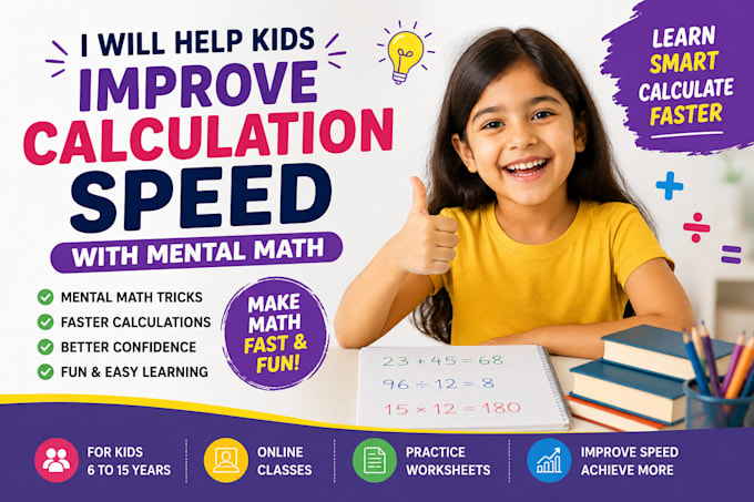help kids improve calculation speed