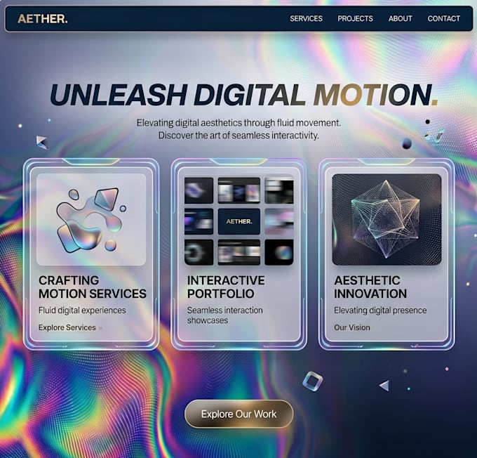 build modern responsive websites with animations