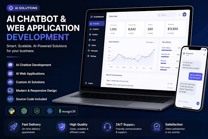 build ai chatbot and ai web application