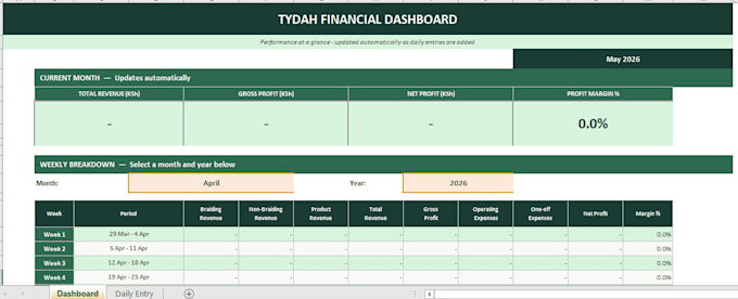 be your monthly bookkeeper