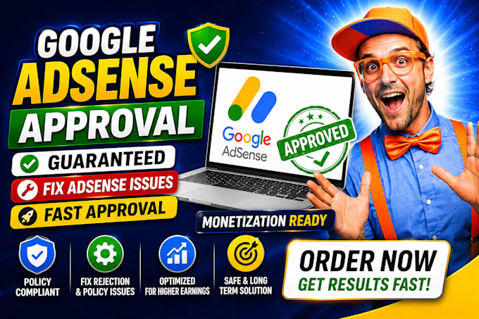 get google adsense approval guaranteed and fix adsense problems
