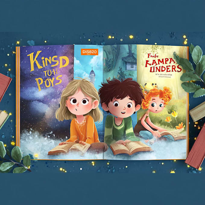 create beautiful childrens book covers with creative