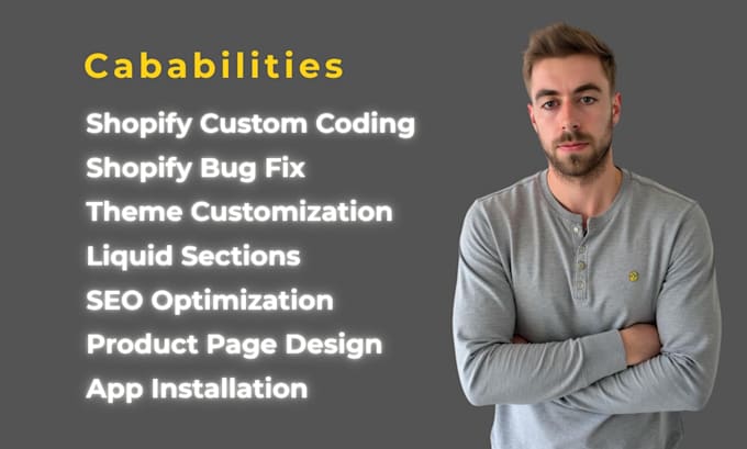 do shopify custom sections, liquid coding and bug fixes