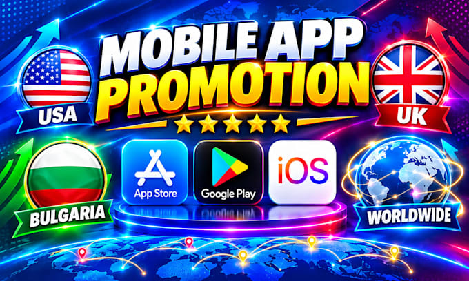 500 install users rating review, mobile app install, app, mobile app promotion