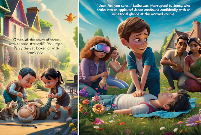 create, fix and edit custom ai art for childrens books