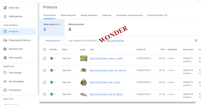 setup google merchant center fix feed issues and optimize shopify products