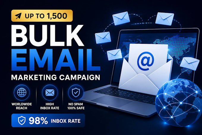 do bulk email blast, email marketing and email campaign