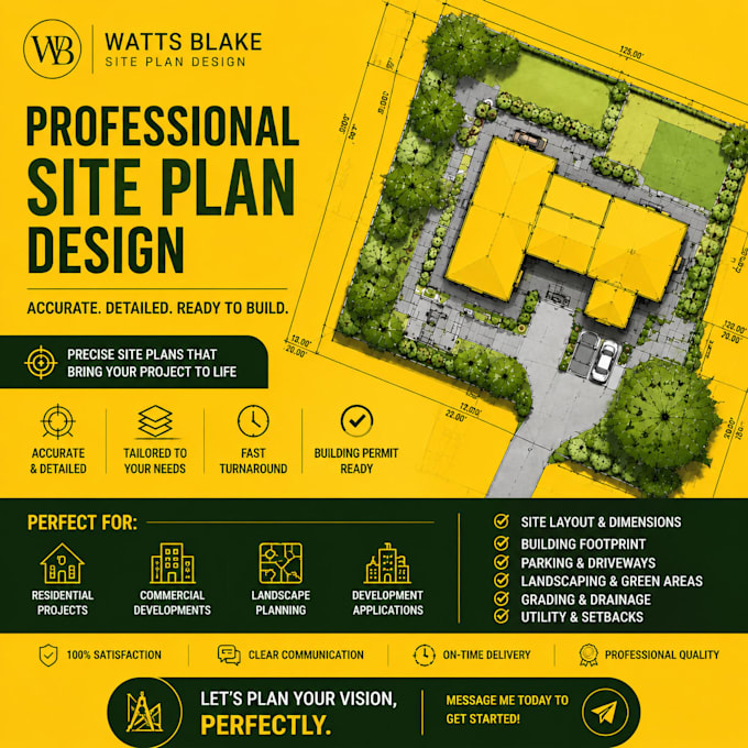 create professional 2d and 3d site plan renderings