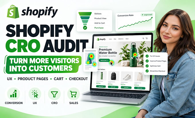 audit your shopify store and optimize it for higher conversions and sales