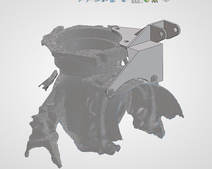 convert stl mesh 3d scans into cad step, reverse engineering