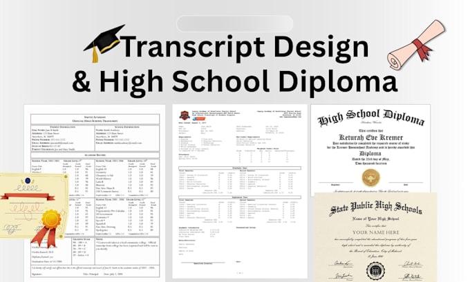 design university transcript, college transcript, ged certificate, diploma