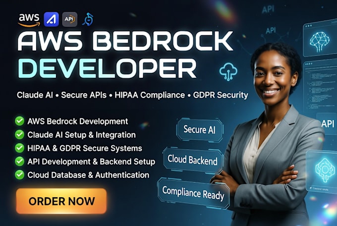 be aws bedrock developer API hipaa compliant claude ai setup hipaa gdpr secure