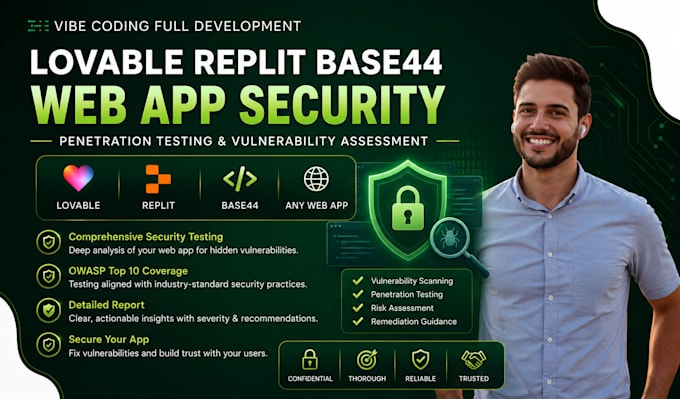 lovable replit base44 web app security penetration testing vulnerability
