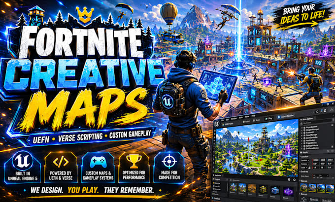 design fortnite creative maps and uefn gameplay mechanics