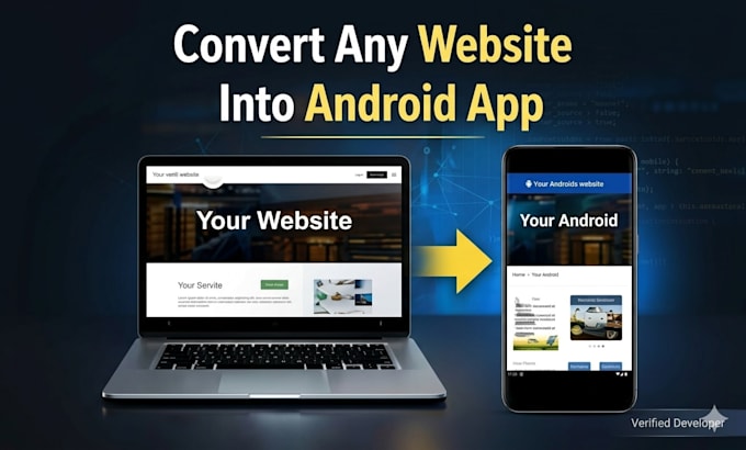 develop android apps, convert website to app and fix bugs