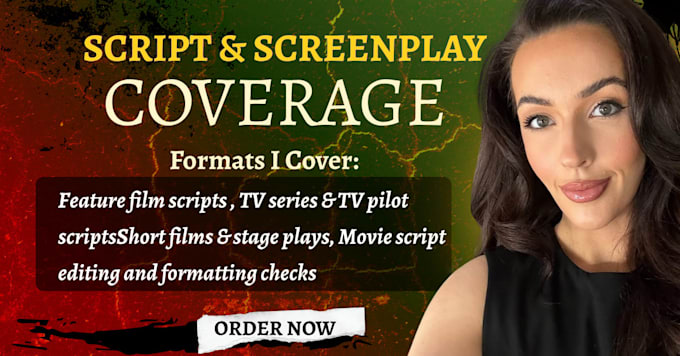 give script coverage, screenplay feedback, note for your movie script screenplay