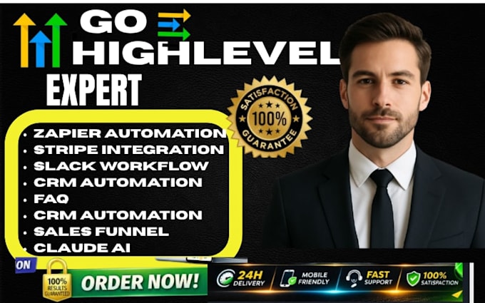 setup gohighlevel zapier stripe slack integration workflow cloud coding ai crm