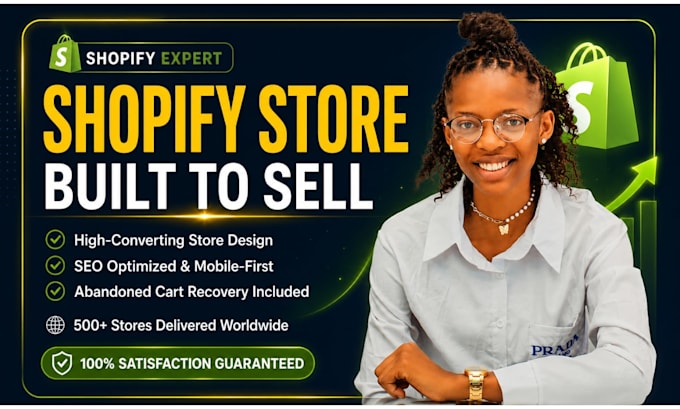 shopify ecommerce website development, design redesign shopify store expert