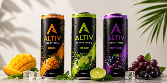 design modern box packaging, mailer box, and product labels