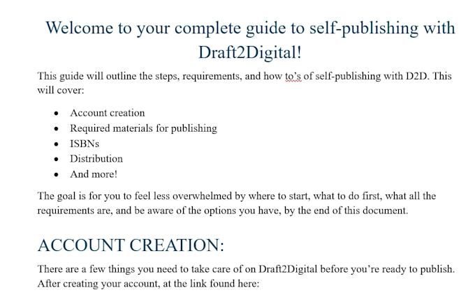 self publish your novel for you with draft2digital