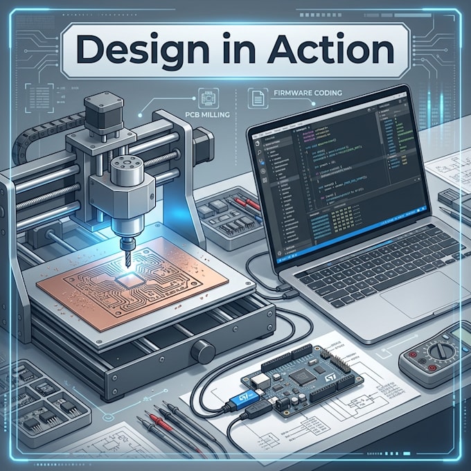 l design pcb and develop embedded firmware for smart devices