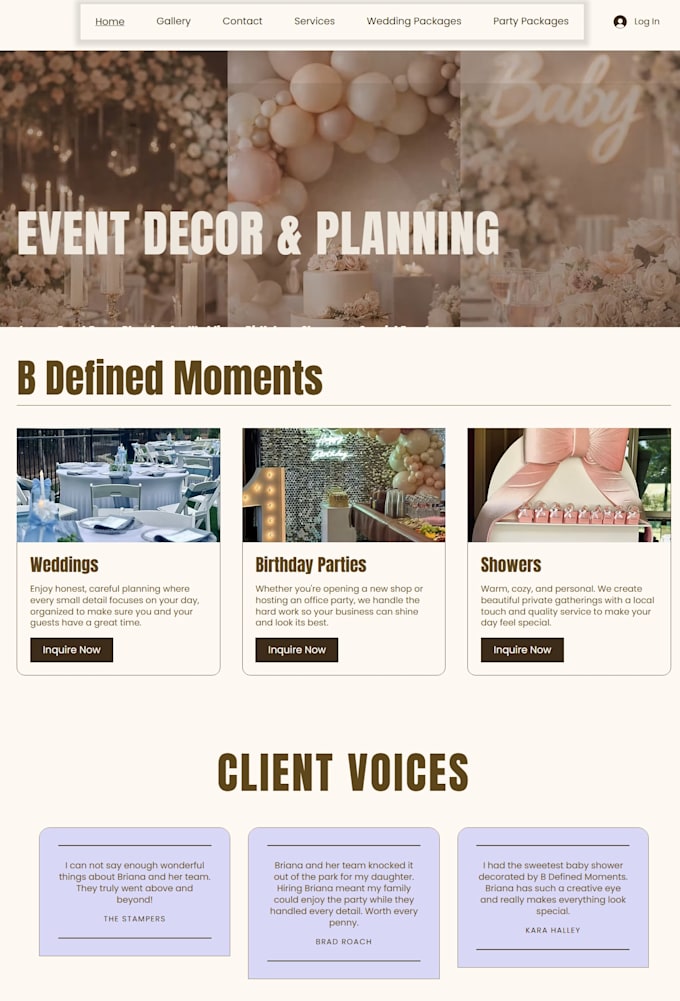 design a luxury website for your business