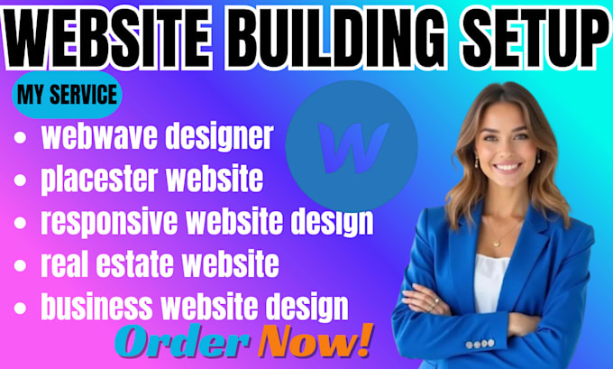 build and design your website using webwave website builder placester
