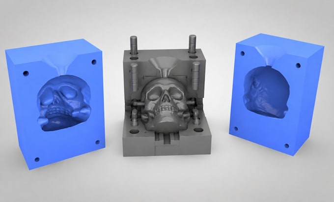 do 3d mold design, injection mold, silicone mold