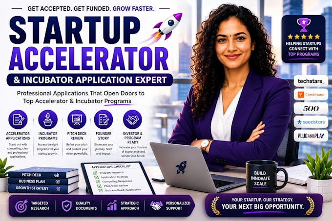 apply to startup accelerator and incubator programs
