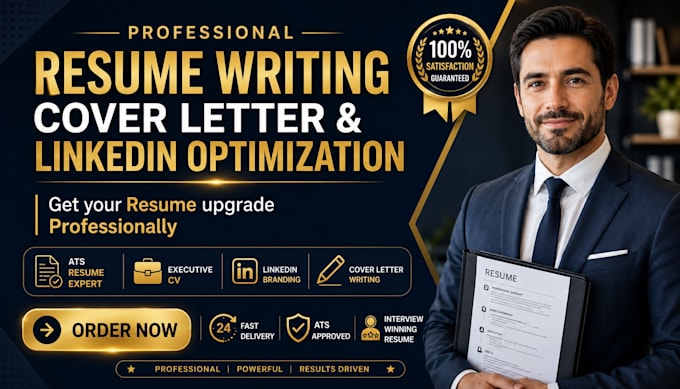 write ats optimized resume CV and cover letter