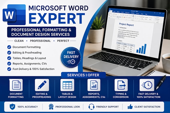 high quality, clean and modern documents design