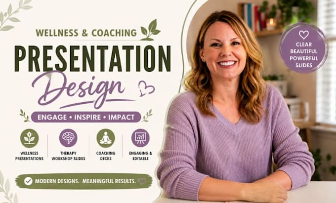 wellness powerpoint presentation therapy workshop slides, coaching deck