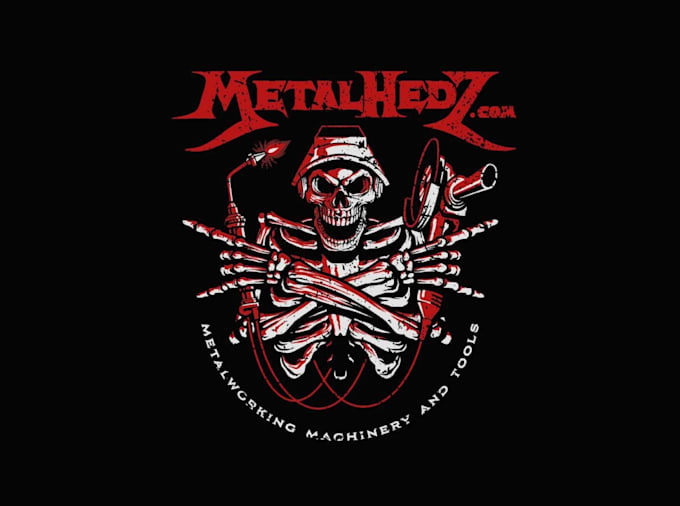 create unique heavy metal and sladers welding logo