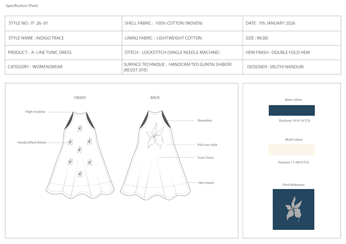 create professional fashion technical flat sketches