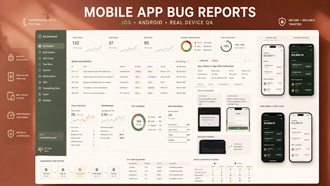 be your senior QA for mobile app testing ios and android