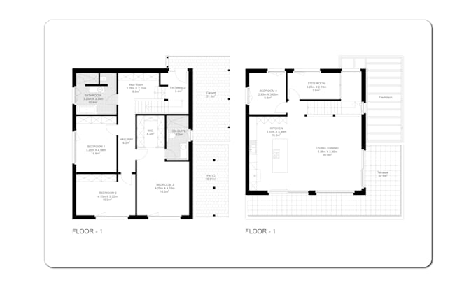 create floor plan from matterport link, sketch, custom plans