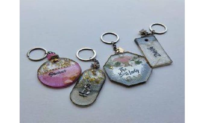 design a resin keychain for you