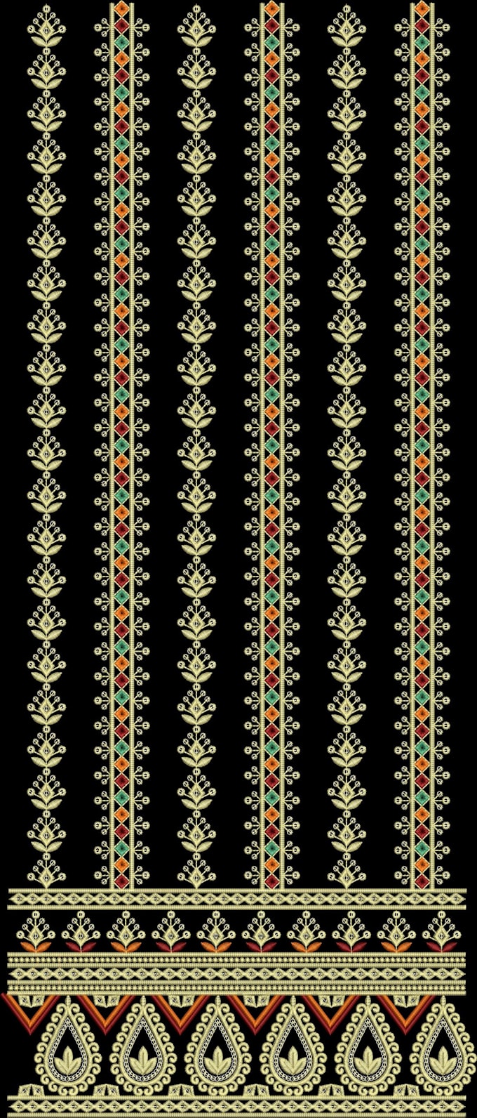 do professional embroidery punching designs into dst  files