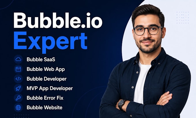 build bubble io saas web app bubble developer bubble website web debugging fix
